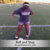 soccer homework ball work roll and stop