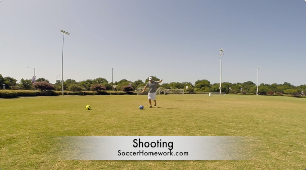 soccer homework shooting technique